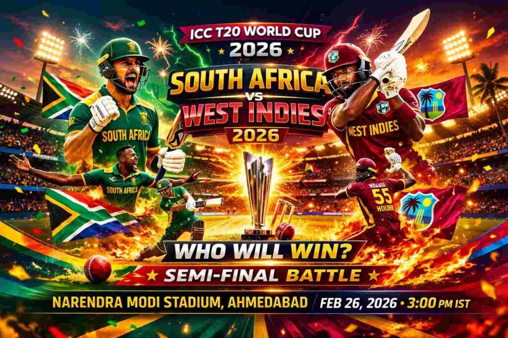 SA vs WI 2026