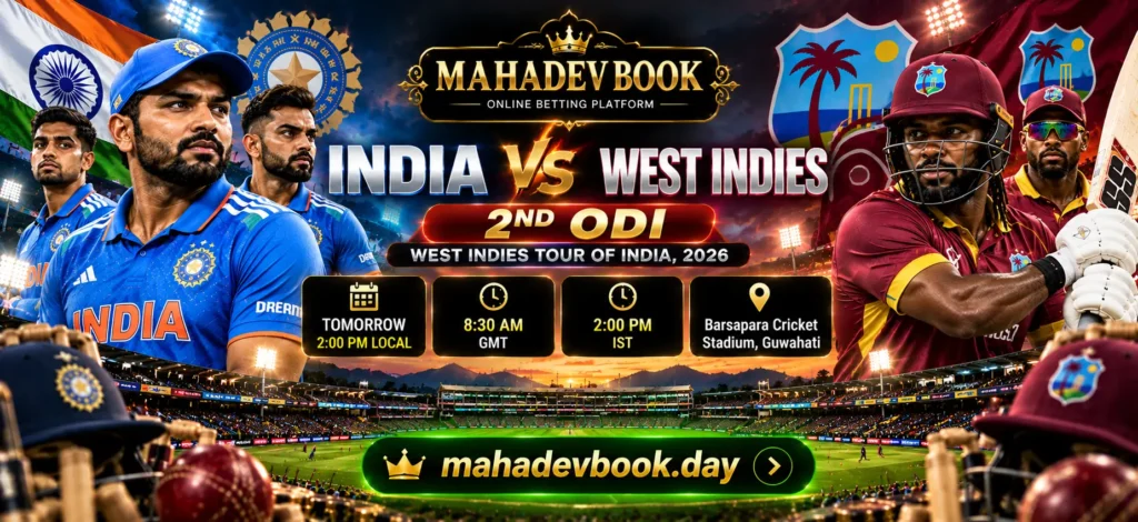 IND vs WI 2nd ODI 2026