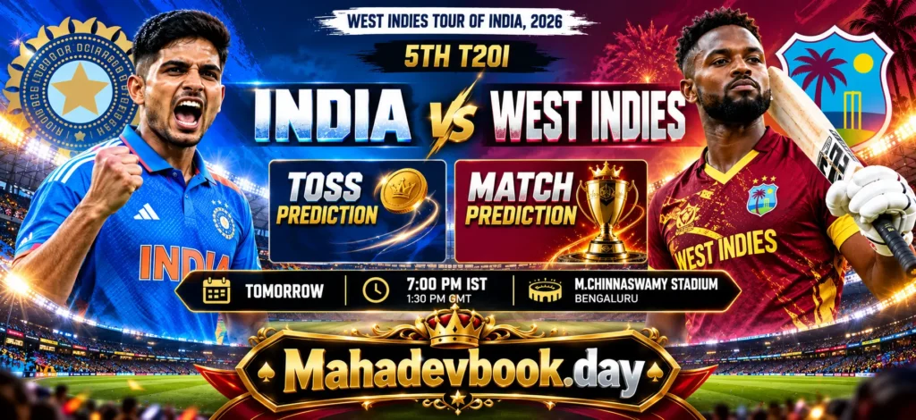 IND vs WI 5th T20I 2026