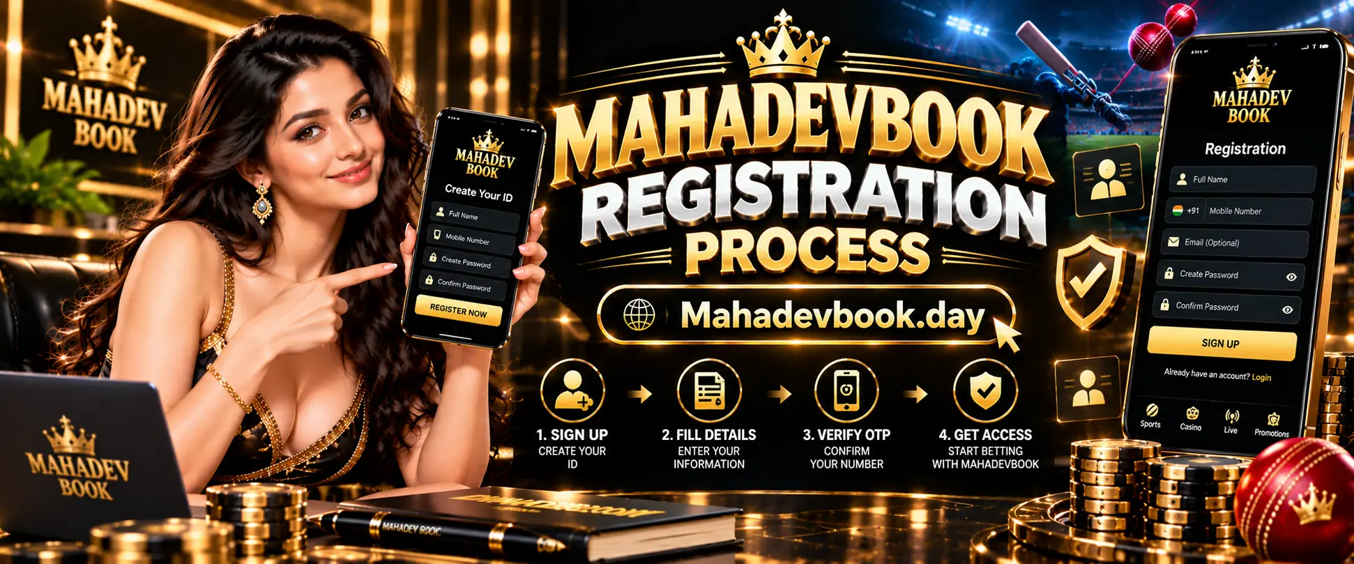 Mahadevbook registration process 2026