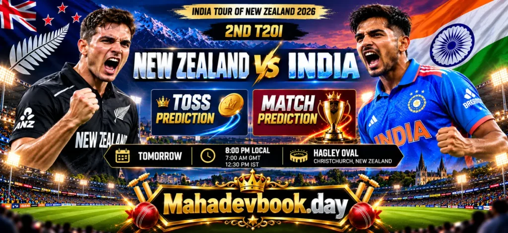 NZ vs IND 2nd T20I 2026